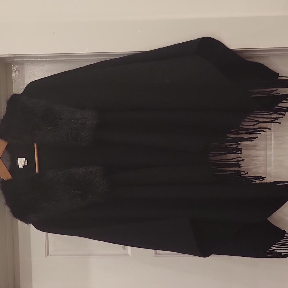 J crew black cape